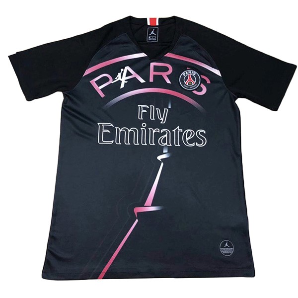 Camiseta de Entrenamiento Paris Saint Germain 2019 2020 Negro Rosa